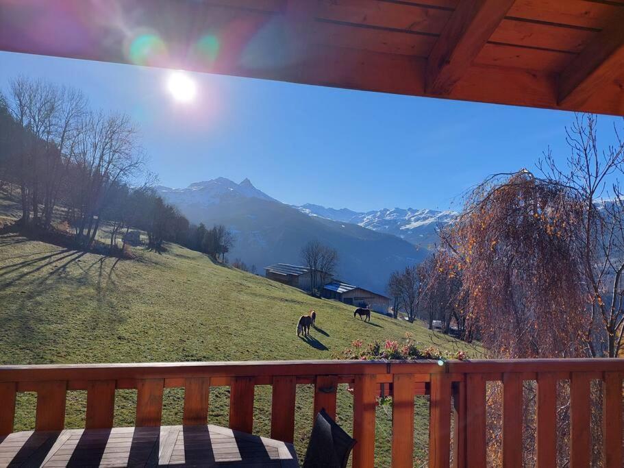 Appart Duplex Chalet Plein Sud Feissons-sur-Salins Exteriör bild